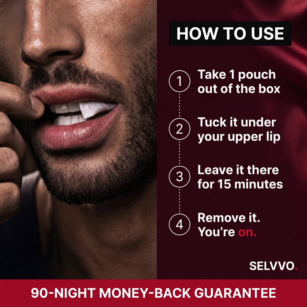 SELVVO 9PM — Nicotine-Free Evening Pouches